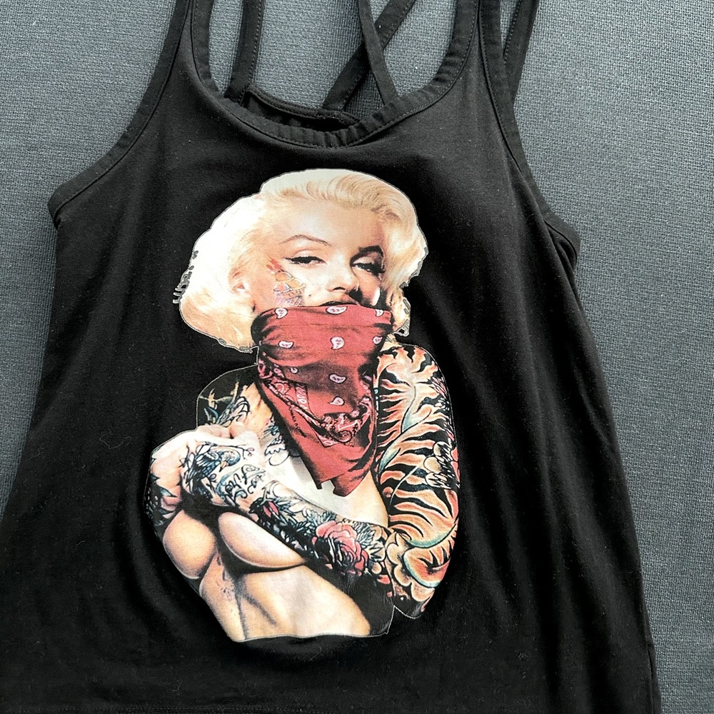 Unique sexy Marylin Monroe tank top